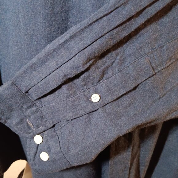 U.S. POLO ASSN.  MENS SLIM FIT- DRESS SHIRT - XXL - BLUE - Picture 4 of 4